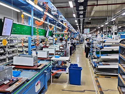 Heating boiler production line